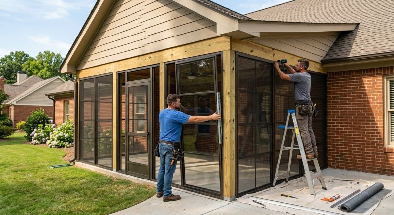 Enclosed Porch Construction in Longmont, CO